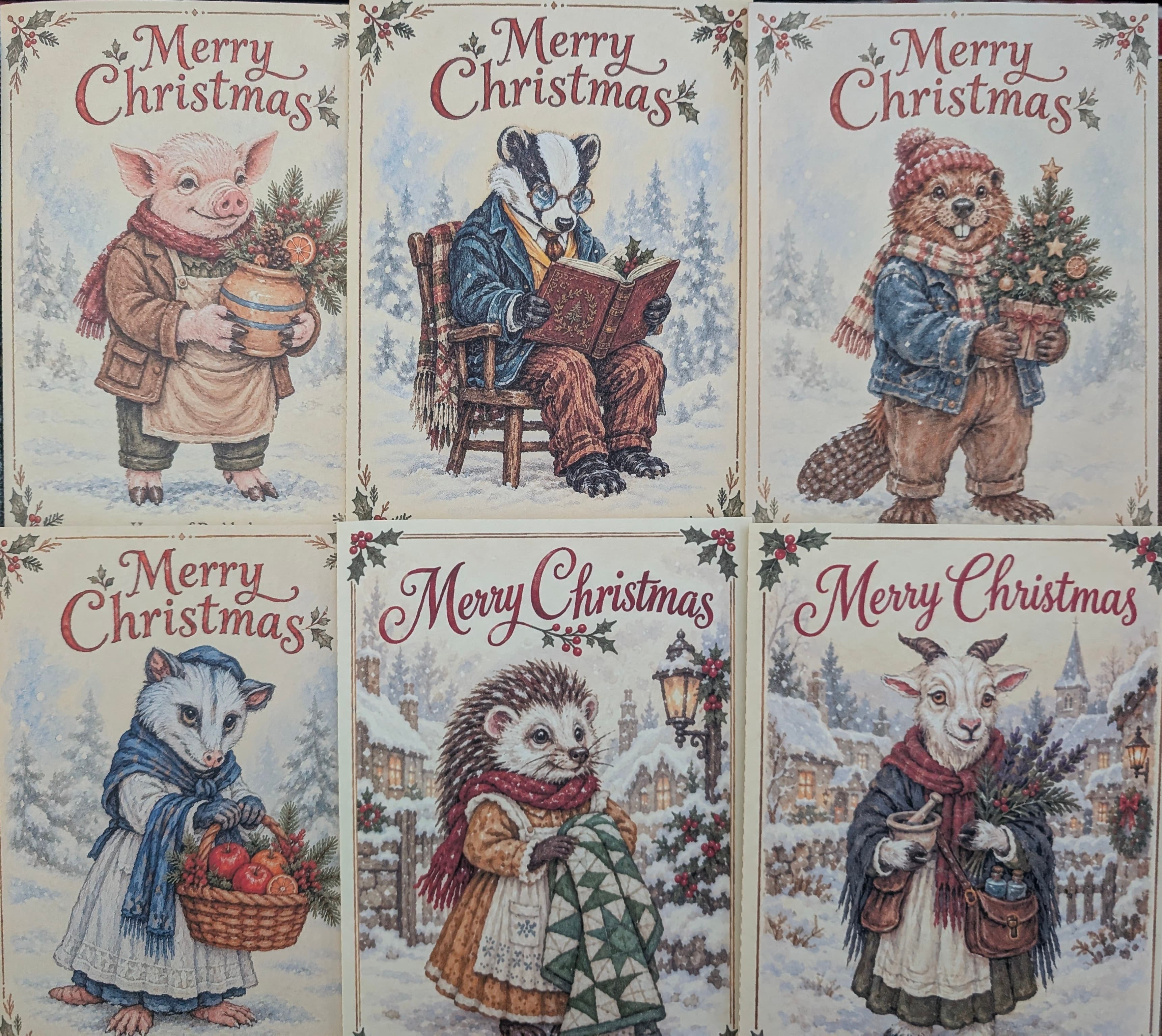 Collection #2 Christmas cards
