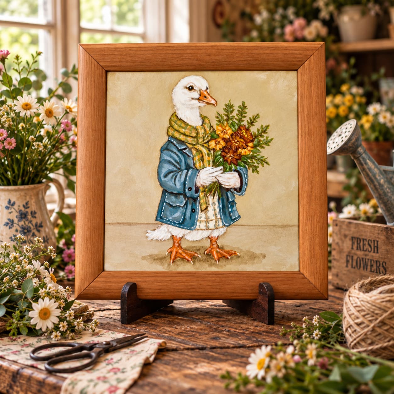 Clara, Florist: the original painting