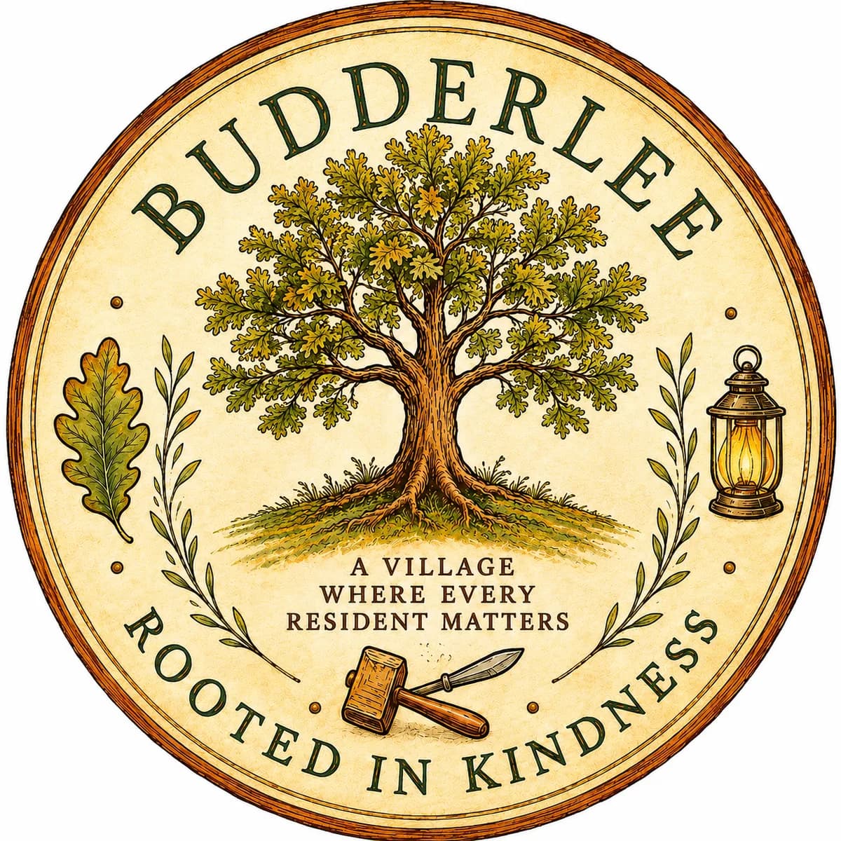 The Budderlee village seal