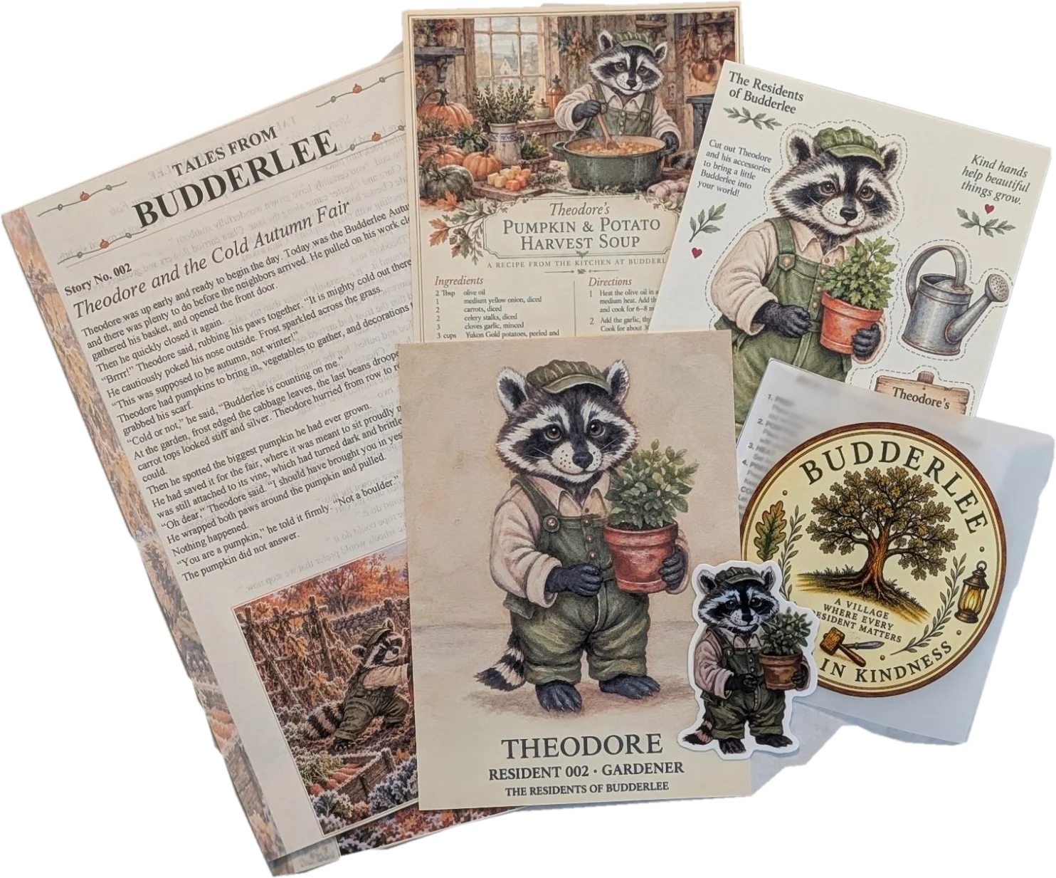 Everything in Theodore's month of The Budderlee Post, laid out together